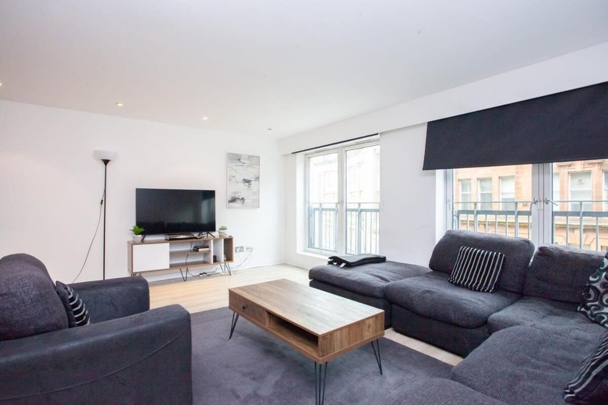 City Centre Apartment W Parking & Hyperoptic Wifi Glasgow Exterior photo